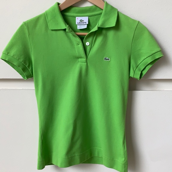 Lacoste Tops - Authentic Lacoste pique Polo size 36